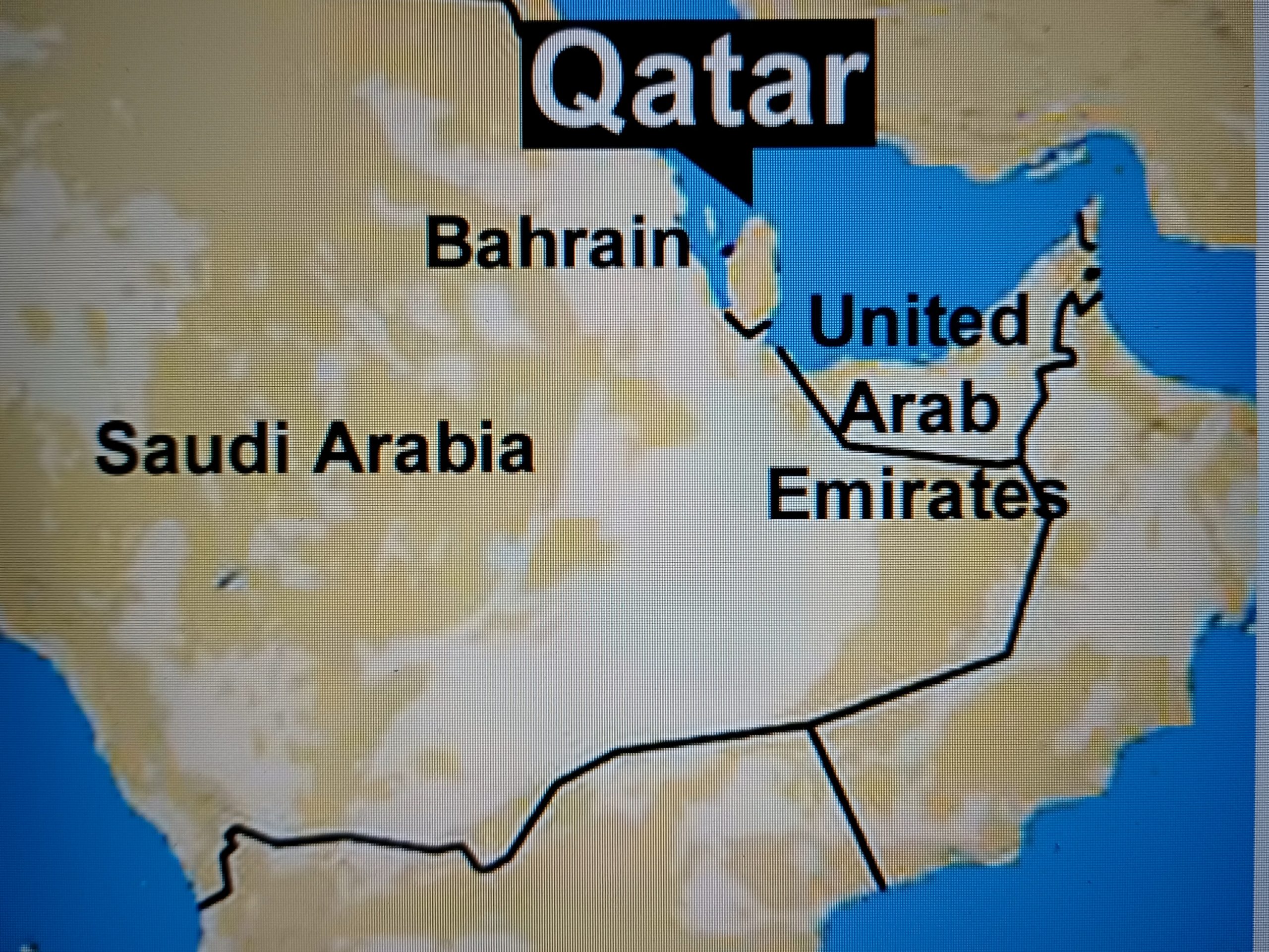 Qatar map